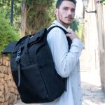 Ruby Roll-Top Laptop Backpack