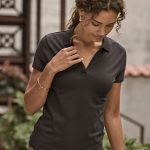 Women's Luxury Stretch V-Neck Polo
