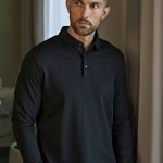 Pima Cotton Long Sleeve Polo