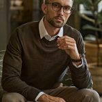 Men's Crew Neck Knitted Sweater