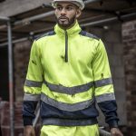 Pro Two Tone 1/4 Zip Sweat Top