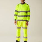 Hi-Vis Pro Contrast Crew Neck Sweatshirt