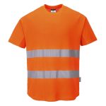 Hi-Vis Cotton Comfort Mesh Insert T-Shirt S/S 