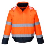 Hi-Vis 2-in-1 Contrast Essential Lite Bomber Jacket 