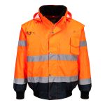 Hi-Vis 3-in-1 Contrast Bomber Jacket 