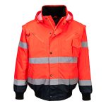 Hi-Vis 3-in-1 Contrast Bomber Jacket  - Image 2