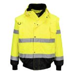 Hi-Vis 3-in-1 Contrast Bomber Jacket  - Image 3