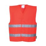 Hi-Vis Two Band Vest  - Image 2