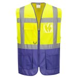 Warsaw Hi-Vis Contrast Executive Vest  - Image 6