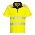 DX4 Hi-Vis Zip Polo Shirt S/S - Image 2