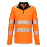DX4 Hi-Vis Zip Polo Shirt L/S 