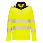 DX4 Hi-Vis Zip Polo Shirt L/S  - Image 2
