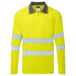 ES1 Essential Hi-Vis Polo Shirt L/S - Image 2