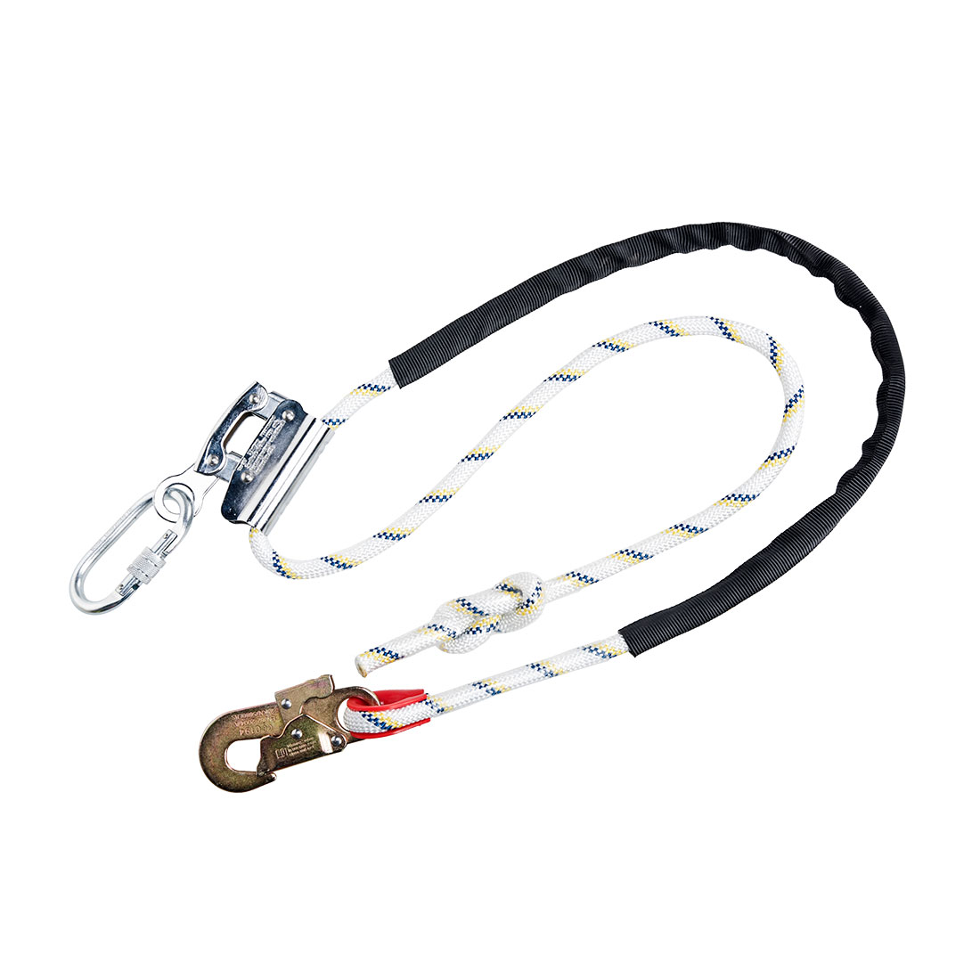 FP26 - FP26WHR.jpg Work Positioning 2m Lanyard with Grip Adjuster - Image 1