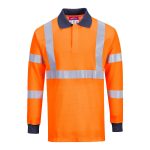 Modaflame Knit HVO FR Long Sleeve Polo Shirt