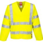 Bizflame Hi-Vis FR Long Sleeve Vest