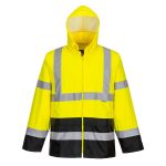 Hi-Vis Contrast Classic Rain Jacket  - Image 2