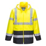 Hi-Vis Contrast Classic Rain Jacket  - Image 3