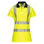 Hi-Vis Women's Cotton Comfort Pro Polo Shirt S/S  - Image 2