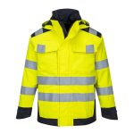 Modaflame Rain+ Hi-Vis Multi-Norm Contrast FR Jacket - Image 2