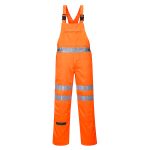 Hi-Vis Polycotton Service Bib and Brace
