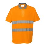 Hi-Vis Cotton Comfort Polo Shirt S/S 