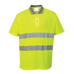 Hi-Vis Cotton Comfort Polo Shirt S/S  - Image 2