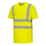 Hi-Vis Cotton Comfort Mesh Insert T-Shirt S/S  - Image 2