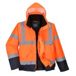 Hi-Vis Contrast Winter Bomber Jacket 
