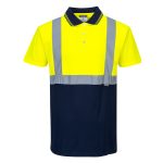 Hi-Vis Contrast Polo Shirt S/S  - Image 2