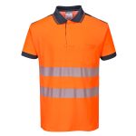 PW3 Hi-Vis Cotton Comfort Polo Shirt S/S  - Image 2