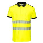 PW3 Hi-Vis Cotton Comfort Polo Shirt S/S  - Image 3