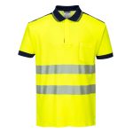 PW3 Hi-Vis Cotton Comfort Polo Shirt S/S  - Image 4
